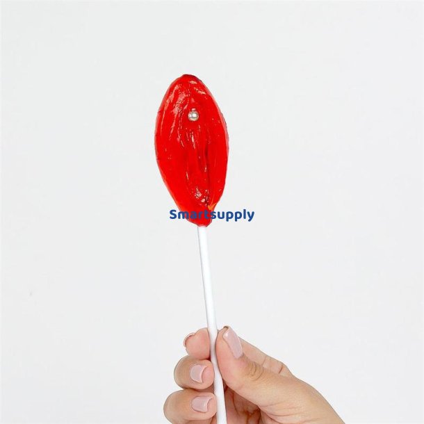 Strawberry Lollipop Vagina-shaped