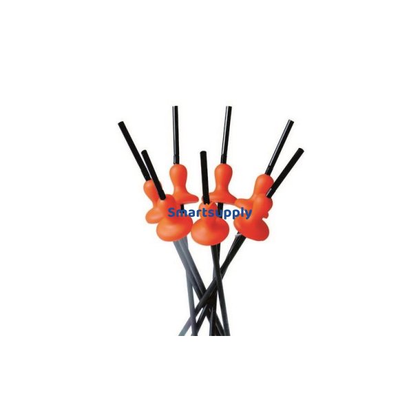 Straws with Baby Bottle Nipple Pack of 50