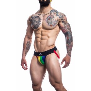 Stripe-Pride Jockstrap Pride Flag LGBT - S