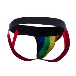 Stripe-Pride Jockstrap Pride Flag LGBT - S