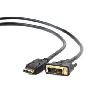 Gembird CC-DPM-DVIM-6 videokabel adapter 1,8 m DisplayPort DVI Sort