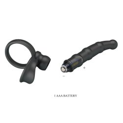 Tatum Cock Ring with Vibrating Plug Plug