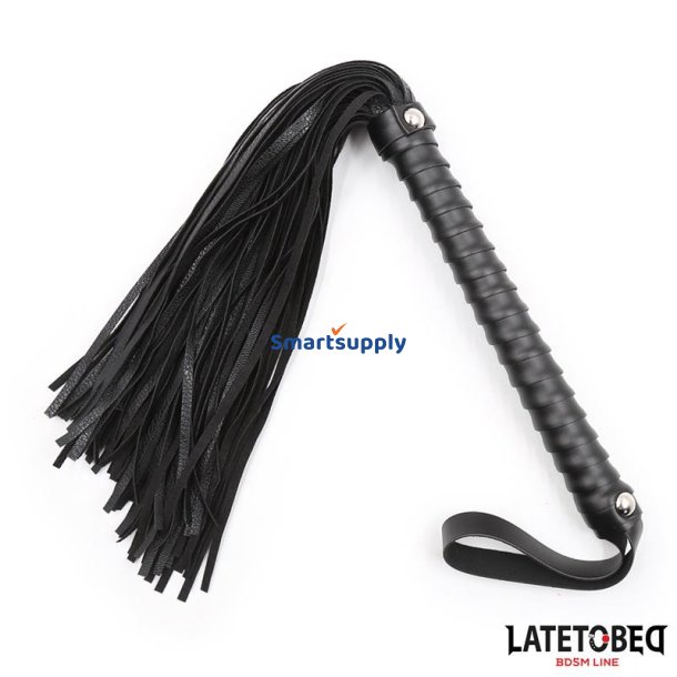 Textured Handle Flogger Black 48.5cm