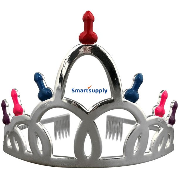 Tiara with Penis-shaped Ornaments