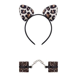 Tigerlla Handcuffs and Headband Set