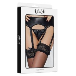 Tina 3 Strips garter and Thong Set - S/M