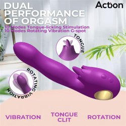 Toka Vibe with Swinging 360 and Stimulating Licking Tongue