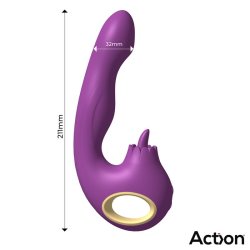 Toka Vibe with Swinging 360 and Stimulating Licking Tongue