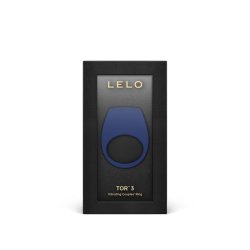 Tor 3 COuple Ring with Lelo APP Base Blue