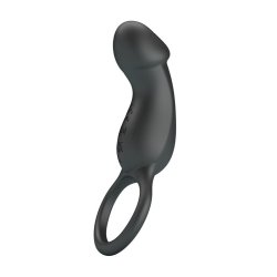 Trae Vibrating Cock Ring USB  Black