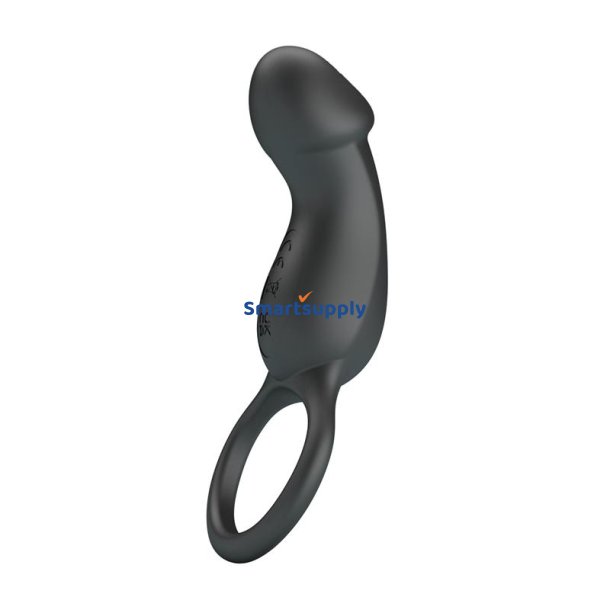 Trae Vibrating Cock Ring USB  Black