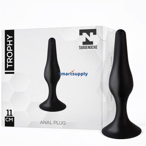 Trophy Anal Plug 11 cm Silicone Black
