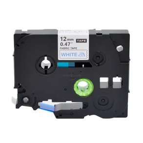 Brother TZe-FA3 bl p hvid stoftape 12mm x 8m kompatibel