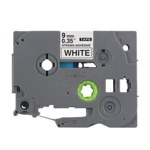 Brother TZe-S221 sort p hvid strk tape 9mm x 8m kompatibel