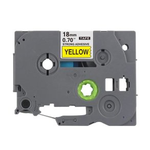 Brother TZe-S641 sort p gul strk tape 18mm x 8m kompatibel