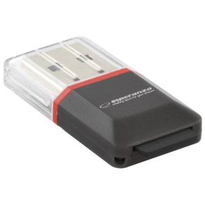 Esperanza EA134K kortlser Sort, Slv, Transparent USB 2.0