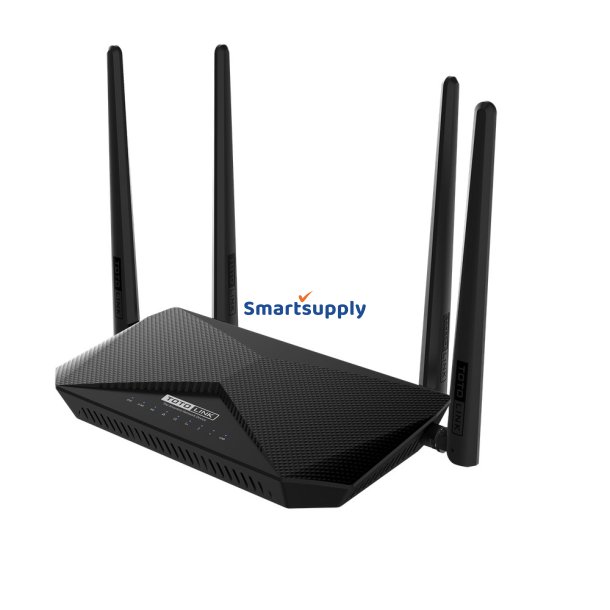 Totlink A3002ru V2 | Wi-Fi-Router | Ac1200, Dual Band, Mu-Mimo, 5X Rj45 1000Mb/S, 1X USB