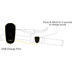 Hornit LITE-cykelklokke