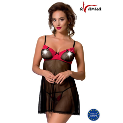 VALENTIN Chemise Black/Red - XXL/XXXL