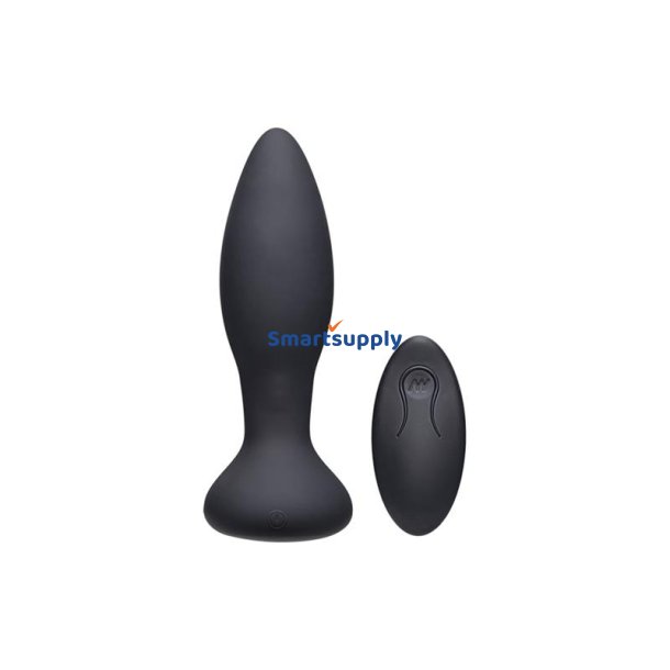 Vibrating and Rotating Butt Plug Rimmer Experienced Black