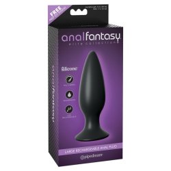 Vibrating Butt Plug Black