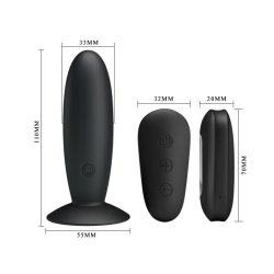 Vibrating Butt Plug with Remote control USB