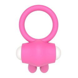 Vibrating Cockring Power Clit Pink