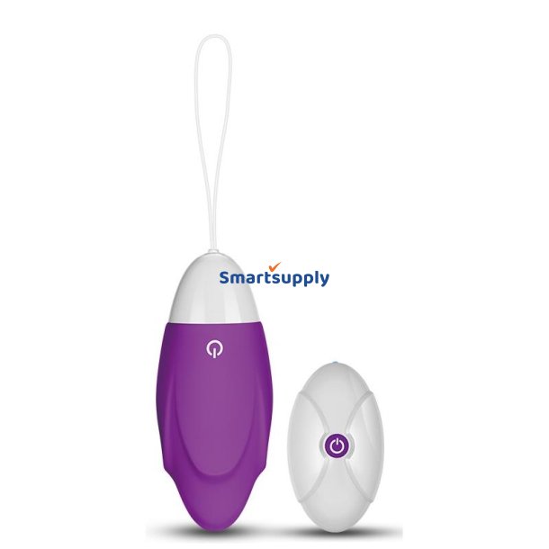 Vibrating Egg iJoy Remote Control USB Purple