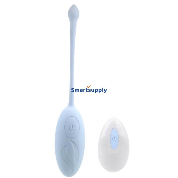 Vibrating Egg with Remote Control Blue