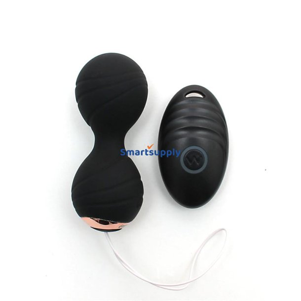 Vibrating Kegel Balls with Remote Control Cannes Black
