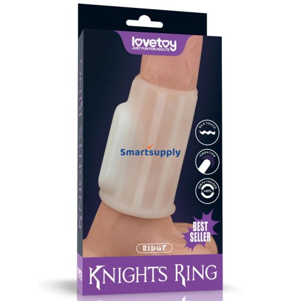 Vibrating Penis Sleeve Ridge Knights