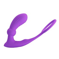 Warren Remote-Controlled Vibrating and Pulsating Anal Plug and Penis Ring
