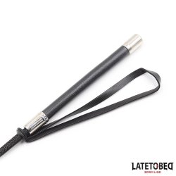 Whip with Heart Shape Black 60cm