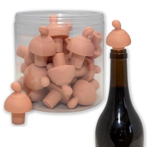 Wine Breast-Shaped Bottle Stopper 1 ud