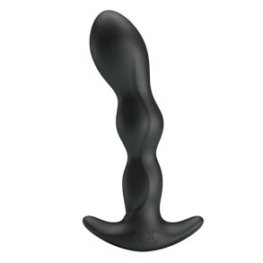 Yale Butt Plug with Vibration Black