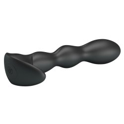 Yale Butt Plug with Vibration Black