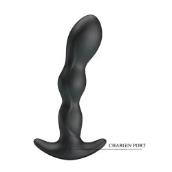 Yale Butt Plug with Vibration Black
