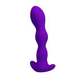 Yale Butt Plug with Vibration Purple