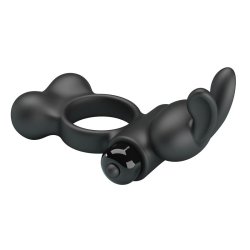 Yusuf Vibrating Penis Ring with Steel Beads 2x33gr