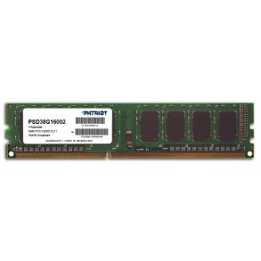 Patriot Memory DDR3 8GB PC3-12800 (1600MHz) DIMM hukommelsesmodul 1 x 8 GB