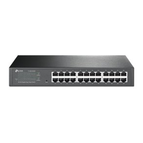 TP-Link TL-SG1024DE Administreret L2 Gigabit Ethernet (10/100/1000) 1U Sort