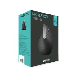Logitech Mx Vertical Advanced Ergonimisk Mus Rf Trdls+Bluetooth Optisk 4000 Dpi Hjre Hnd