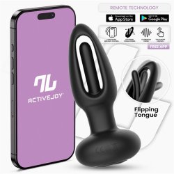 Zack Anal Plug with Flipping Tongue and Vibration with App