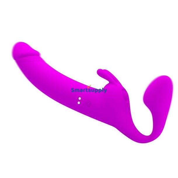 Zanini Vibrating Strapless StrapOn Silicone