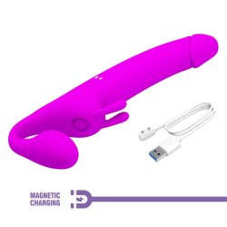 Zanini Vibrating Strapless StrapOn Silicone